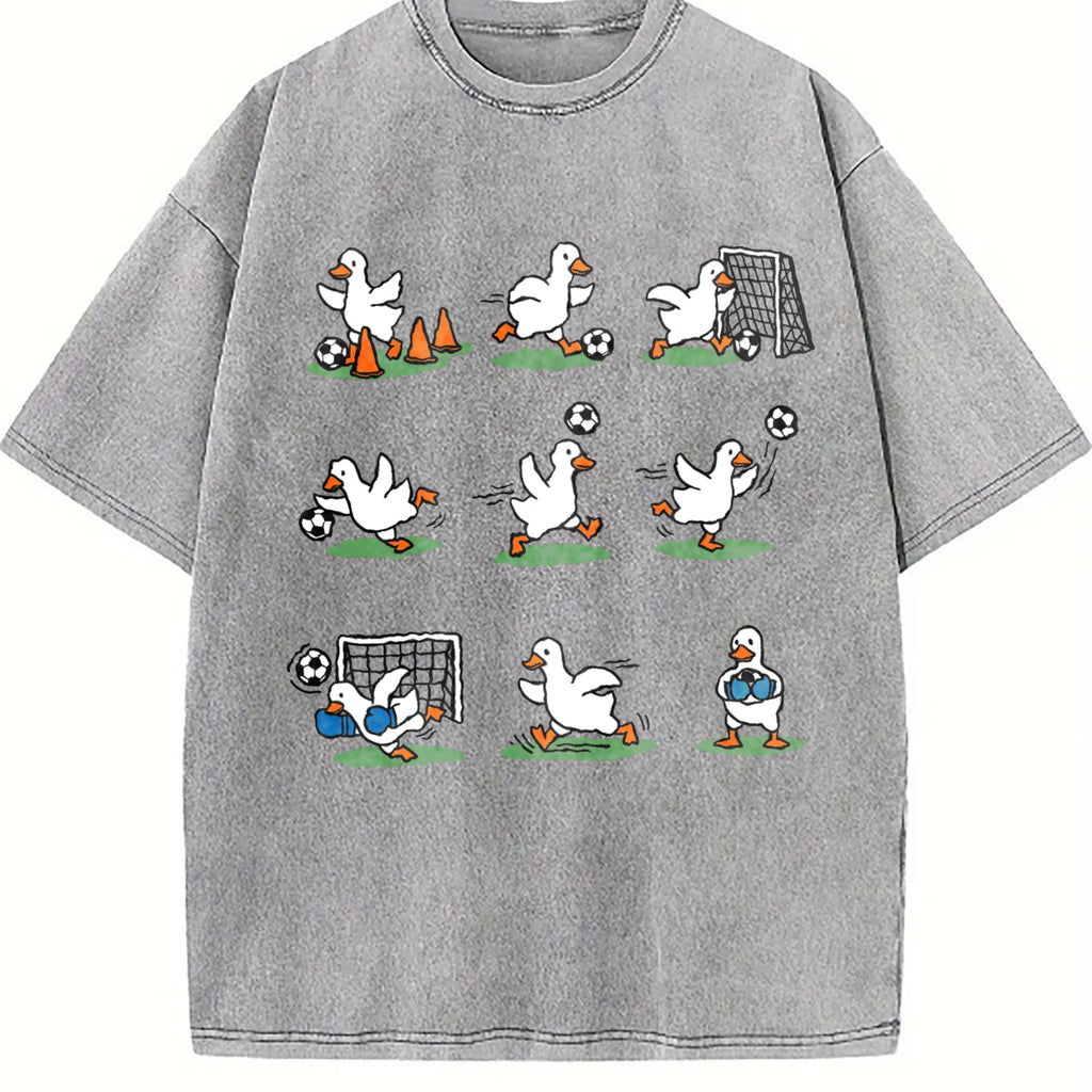 Funny Goose Soccer Vintage Washed T-Shirt product image 4