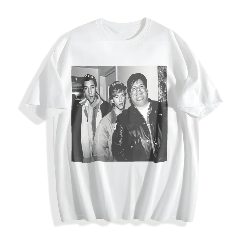 Chriss Farley David Spade Adam Sandler Cotton T-Shirt product image 2