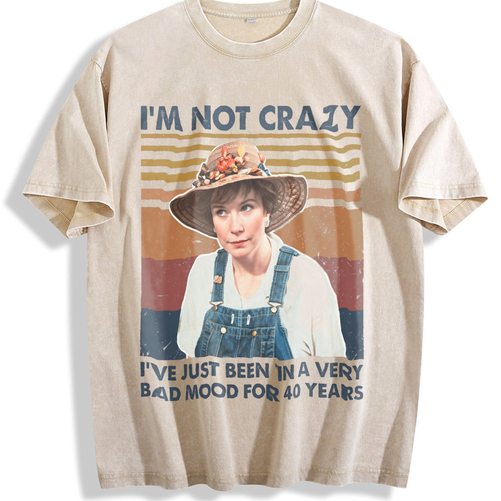 I'm Not Crazy - With Blue Lettering & Striped Vintage product image 1