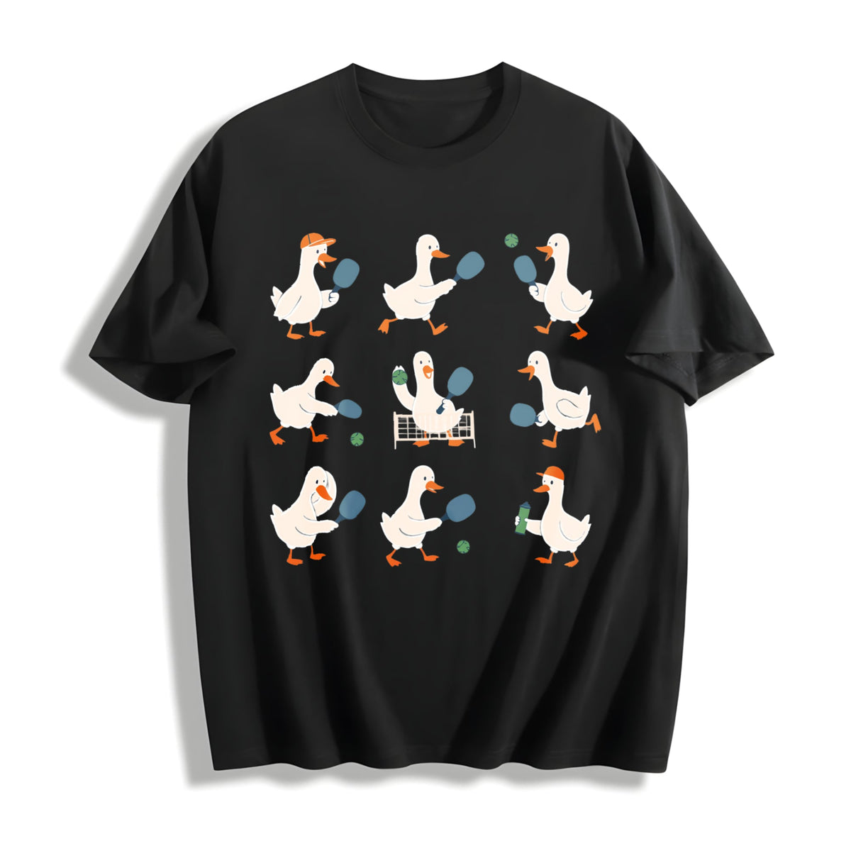 Funny Goose Pickleball Cotton T-Shirt product image 1