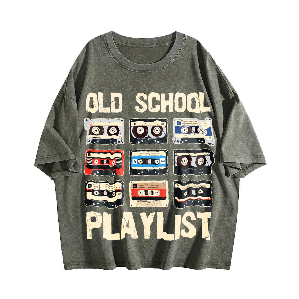 Alphabets Vintage Washed T-Shirt product image 4