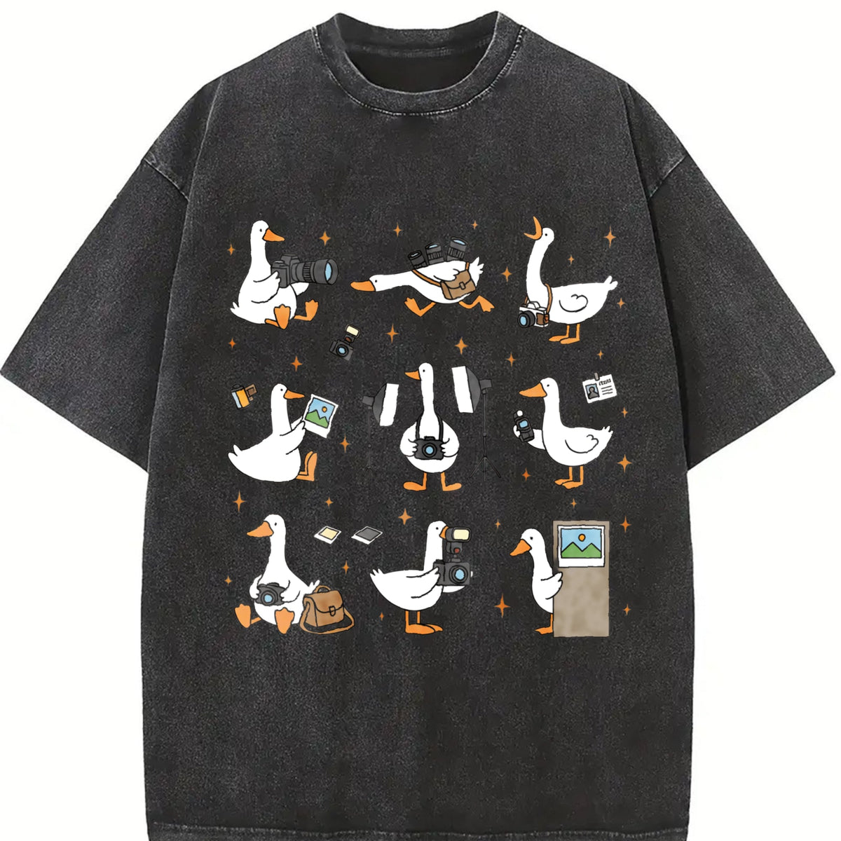 Silly Goose Photographer Vintage Washed T-Shirt product image 2