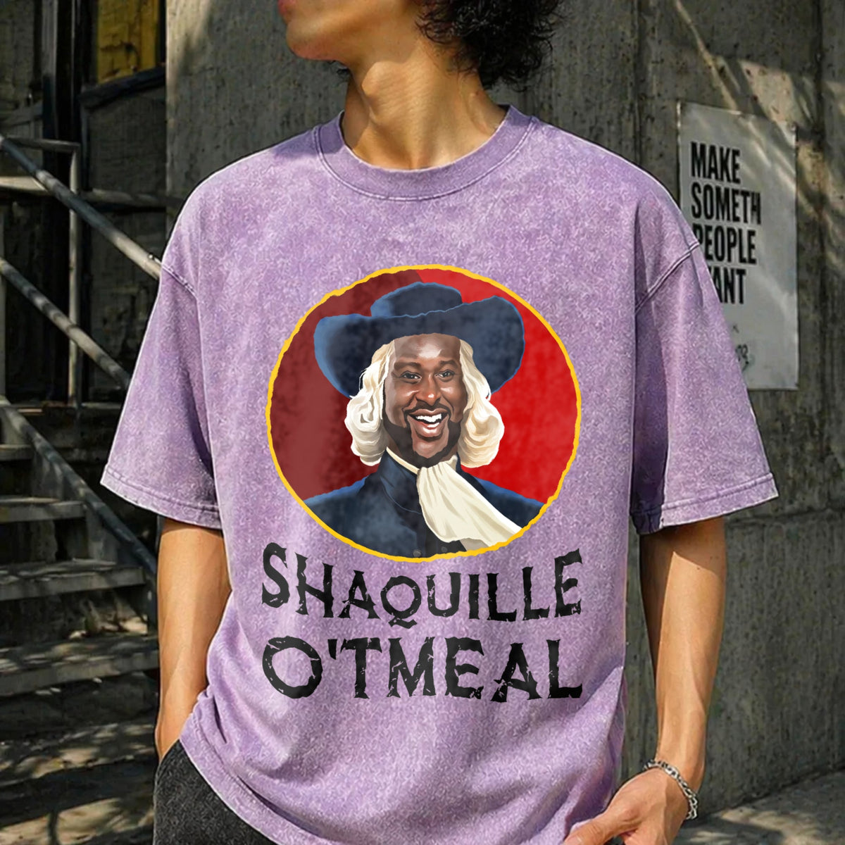 Shaquille O'tmeal Vintage Washed T-Shirt product image 6