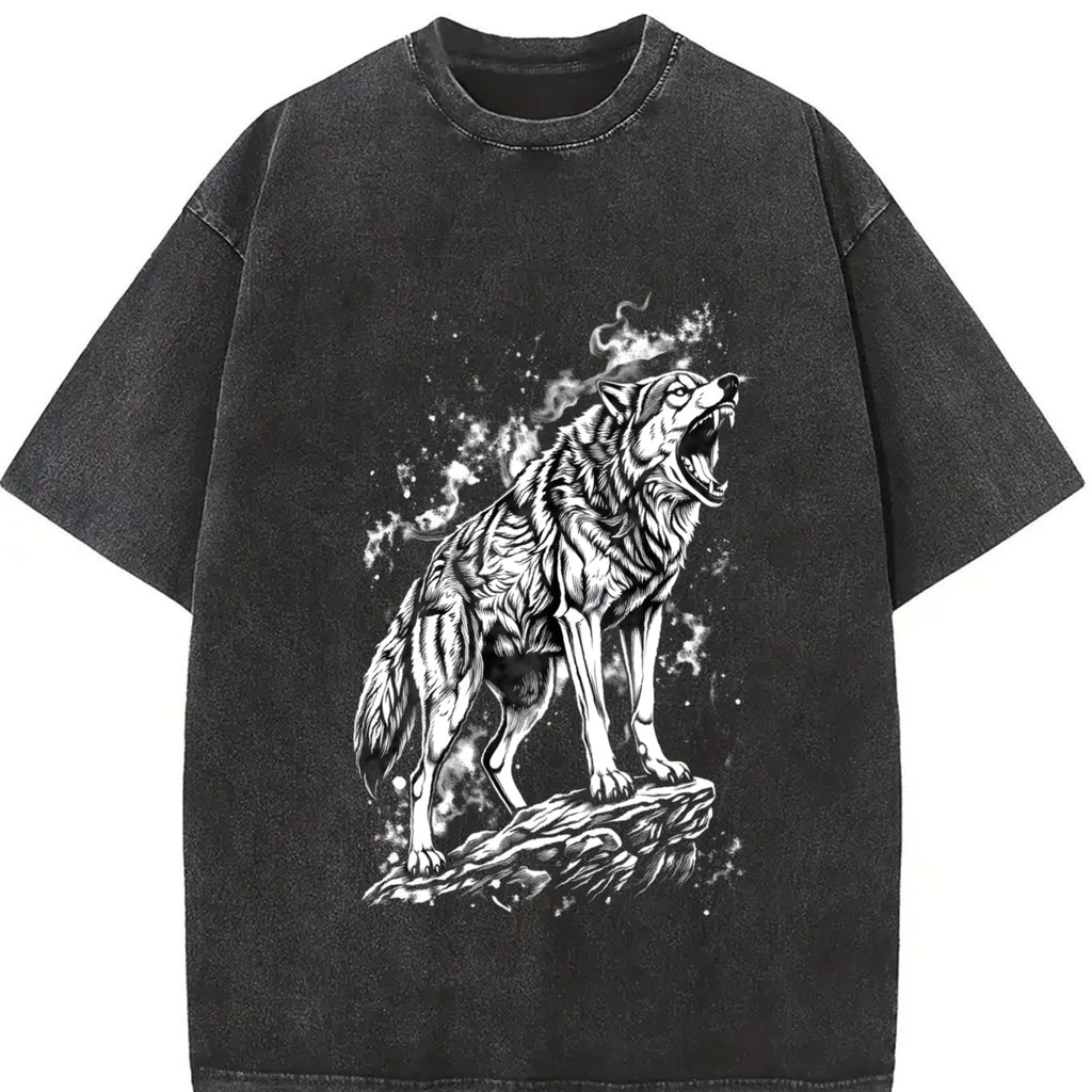 Wolf 90s Vintage Washed T-Shirt product image 2