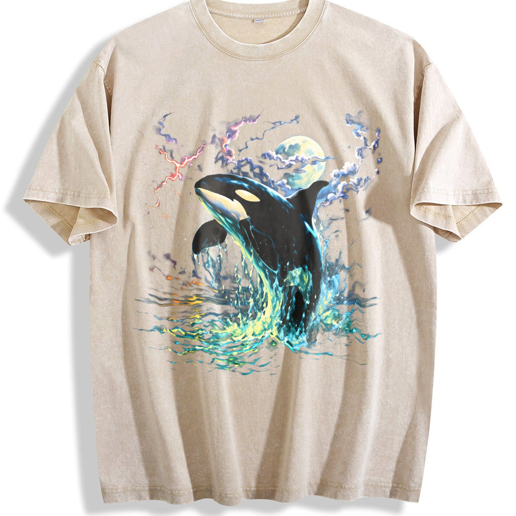 Orca Midnight 90s Vintage Washed T-Shirt product image 1