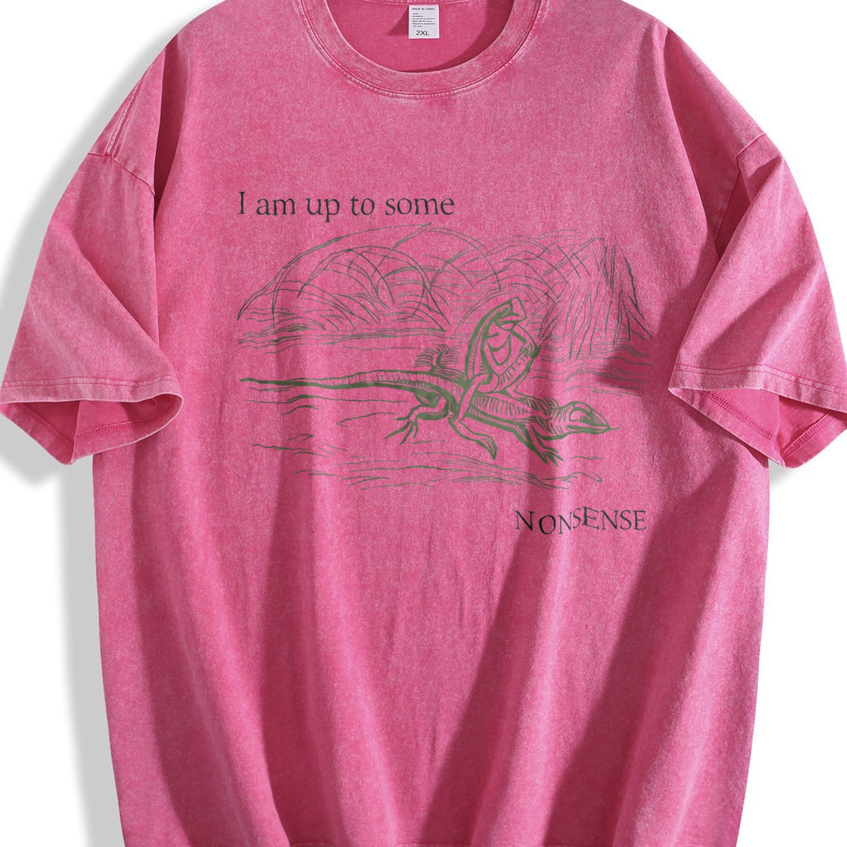 I Am Up To Some Nonsense Frog Vintage Washed T-Shirt product image 7