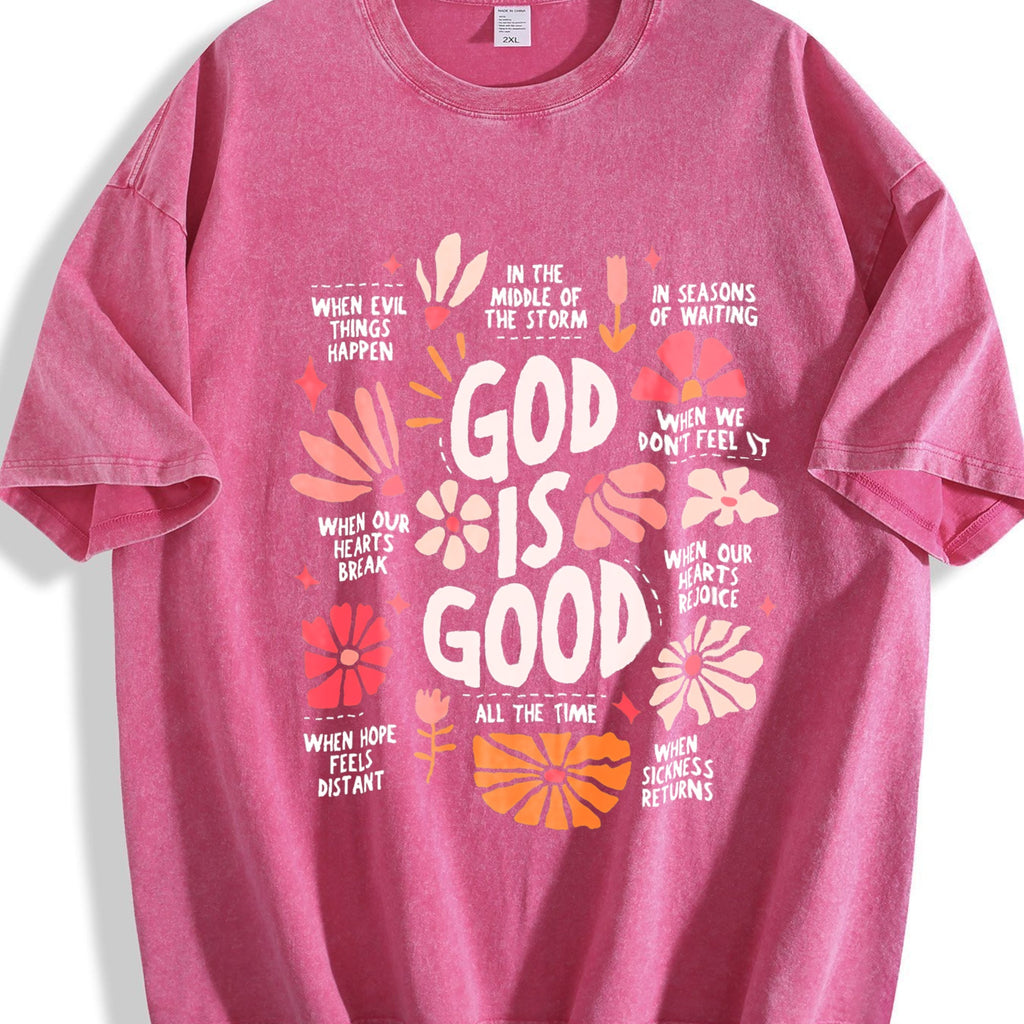 God Is Good All The Time Christian With Floral& Faith product image 5