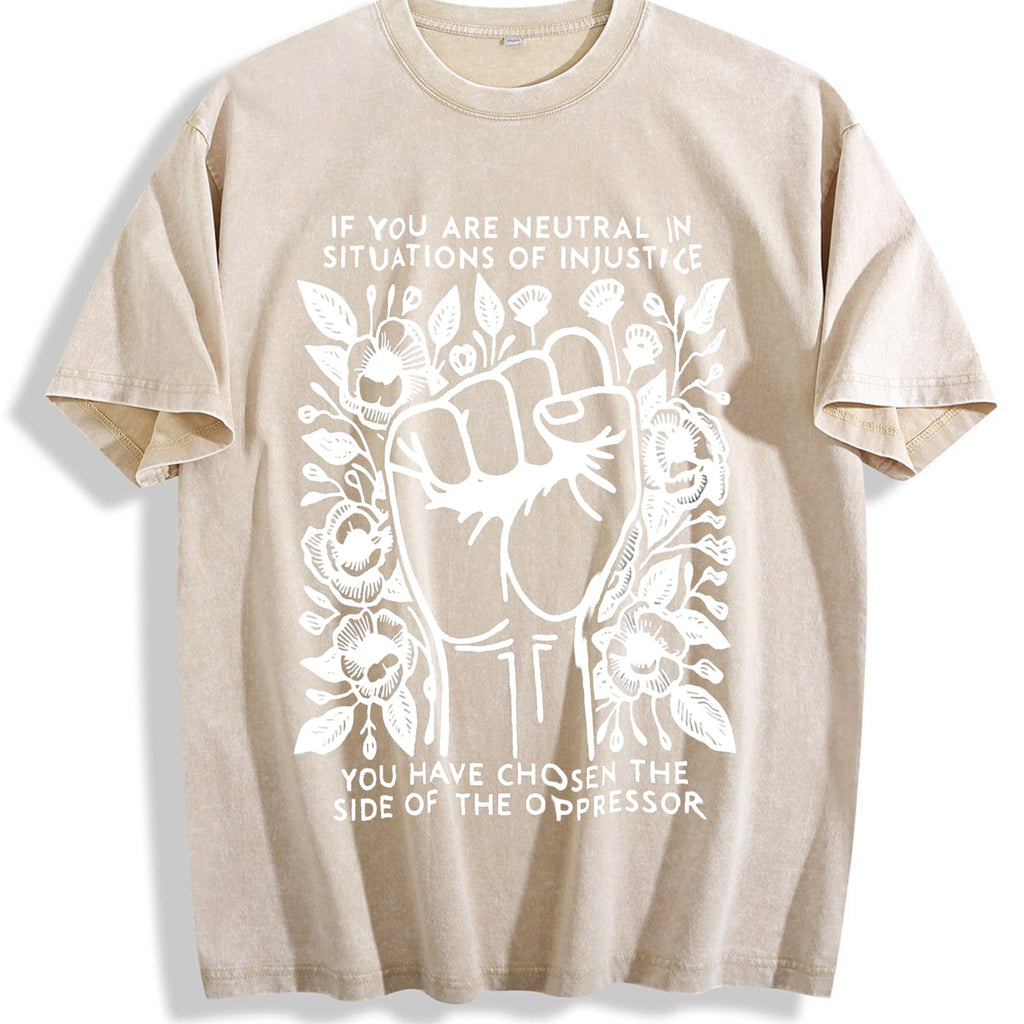 Feminist Rights Summer Vintage Washed T-Shirt product image 1
