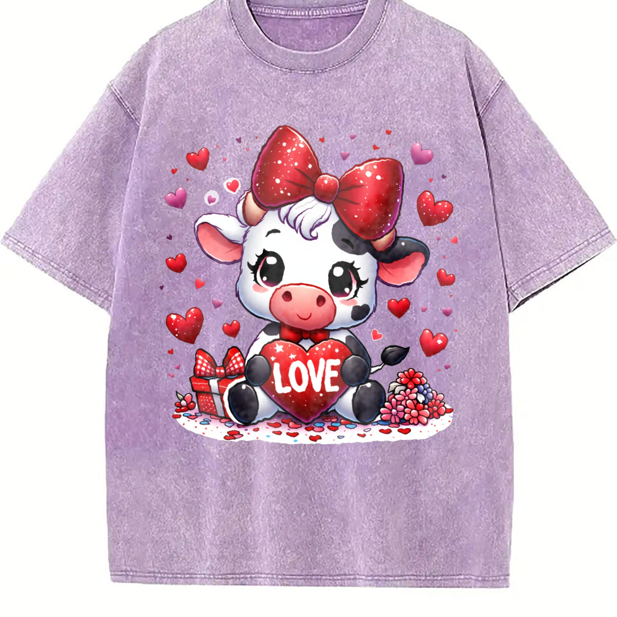 Winter Clothes Cow Wearing Diamond Bow Love Spring Vintage product image 6