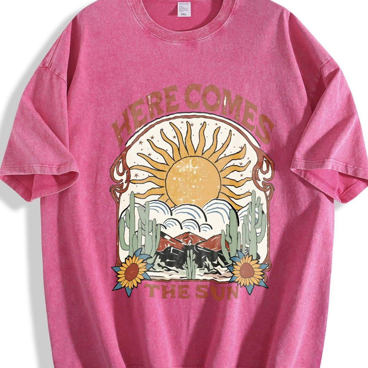 Alphabets Vintage Washed T-Shirt product image 7