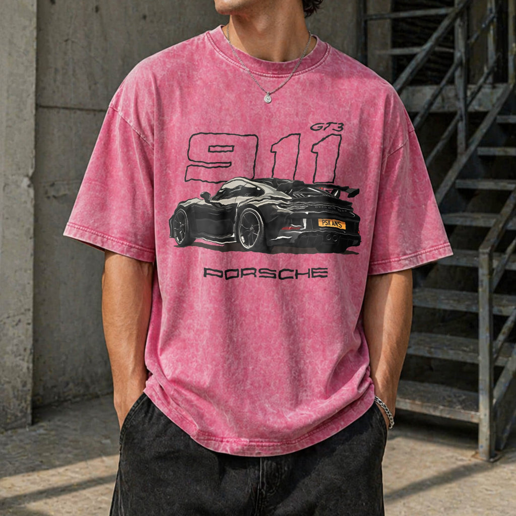 911 GT3 Vintage Washed T-Shirt product image 7