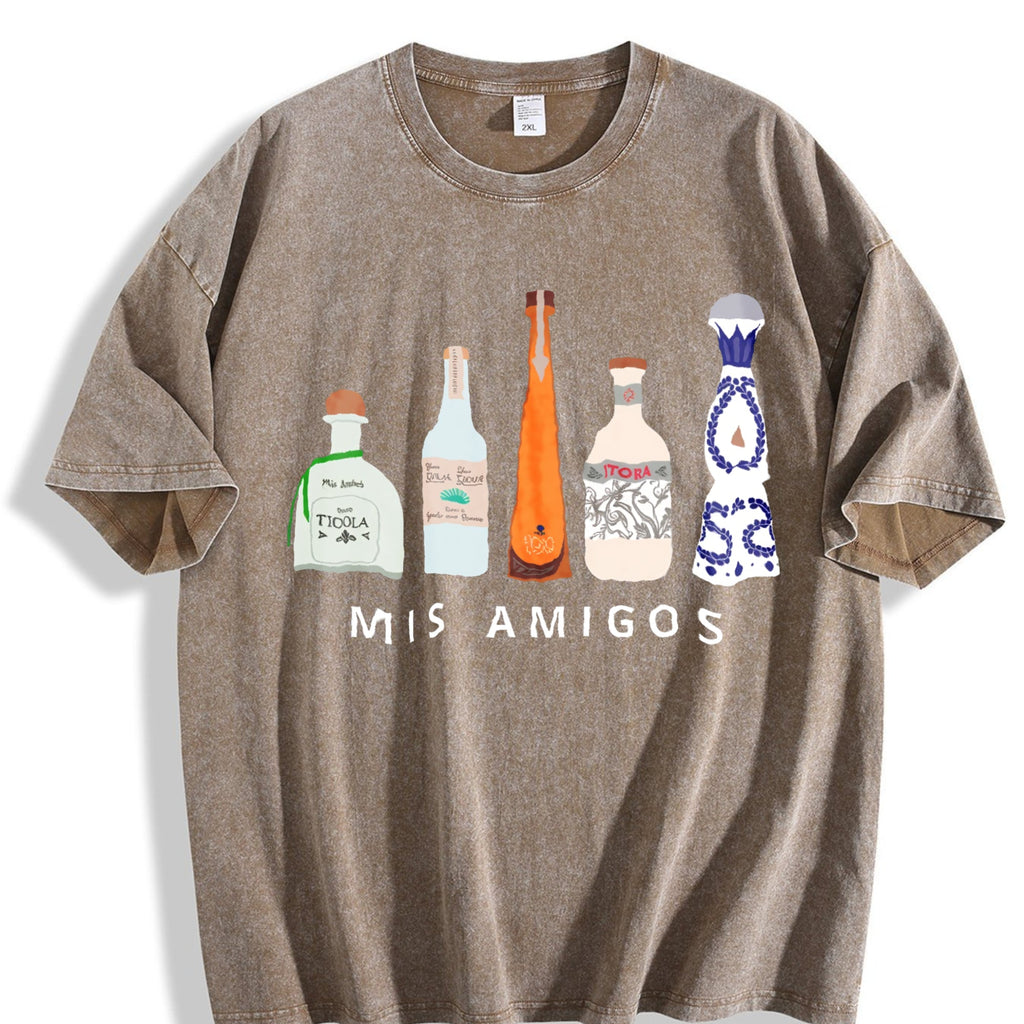 Mis Amigos Tequila Vintage Washed T-Shirt product image 3
