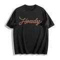Howdy Rope Script Cotton T-Shirt product image 1