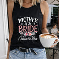 Mother's Day Theme Mother Bride Letters Women's Tank Top