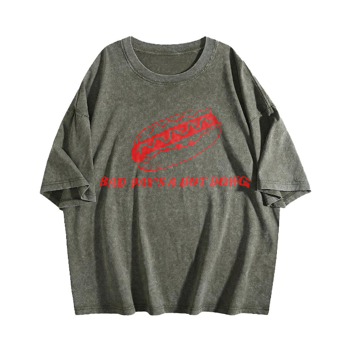 Bad Day To Be A Hot Dog Ironic Funny Meme Boxy Dtg Vintage product image 4