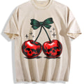 Duty - Dark Grey With Red Cherries - For Halloween Vintage product image 1