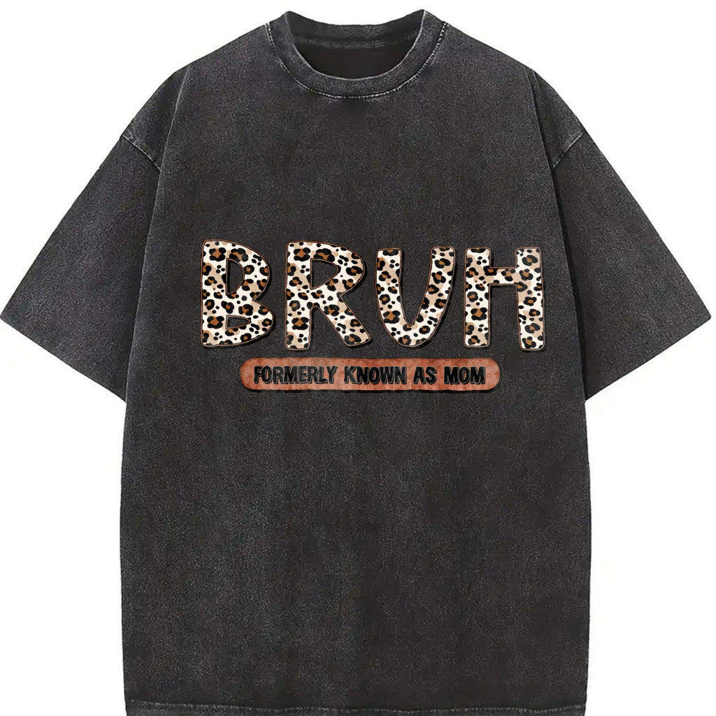 Bruh Formerly Known as Mom Vintage Washed T-Shirt product image 2