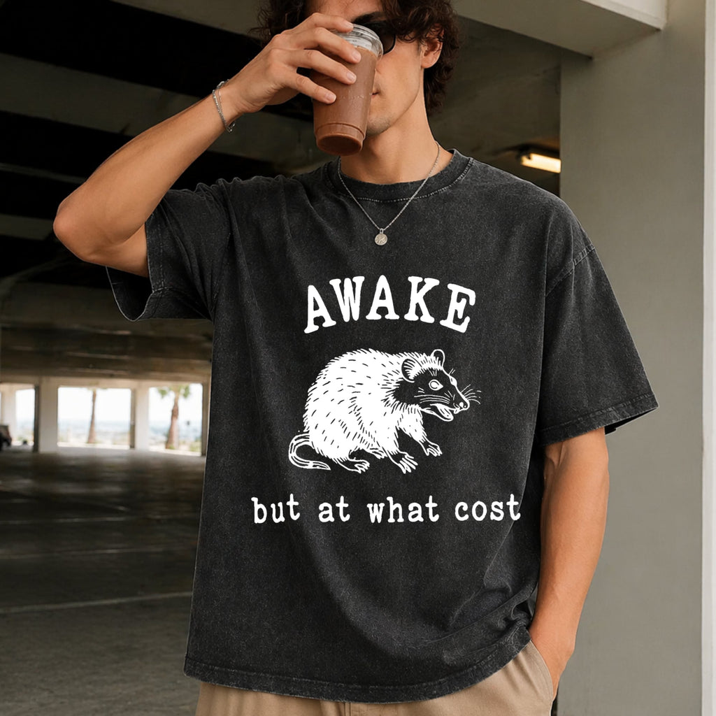 Awake At What Cost Vintage Washed T-Shirt product image 2