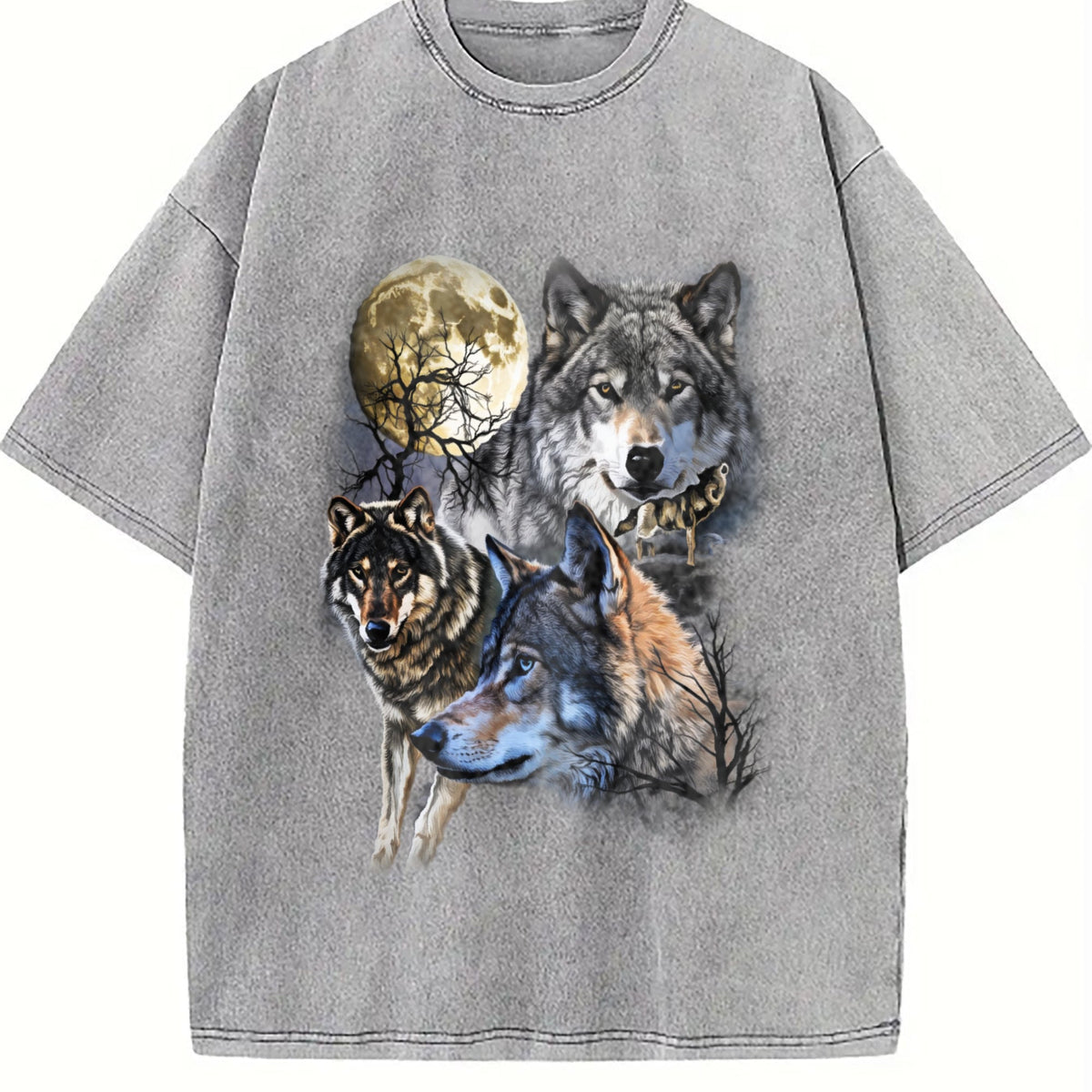 Wolf 90s Vintage Washed T-Shirt product image 5