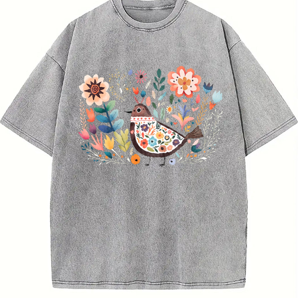 Mexican And Bohemian Vintage Washed T-Shirt product image 5