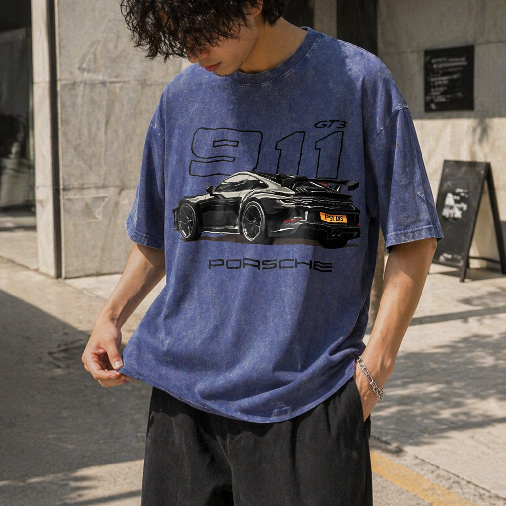 911 GT3 Vintage Washed T-Shirt product image 8