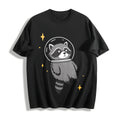 Space Raccoon Cotton T-Shirt product image 1