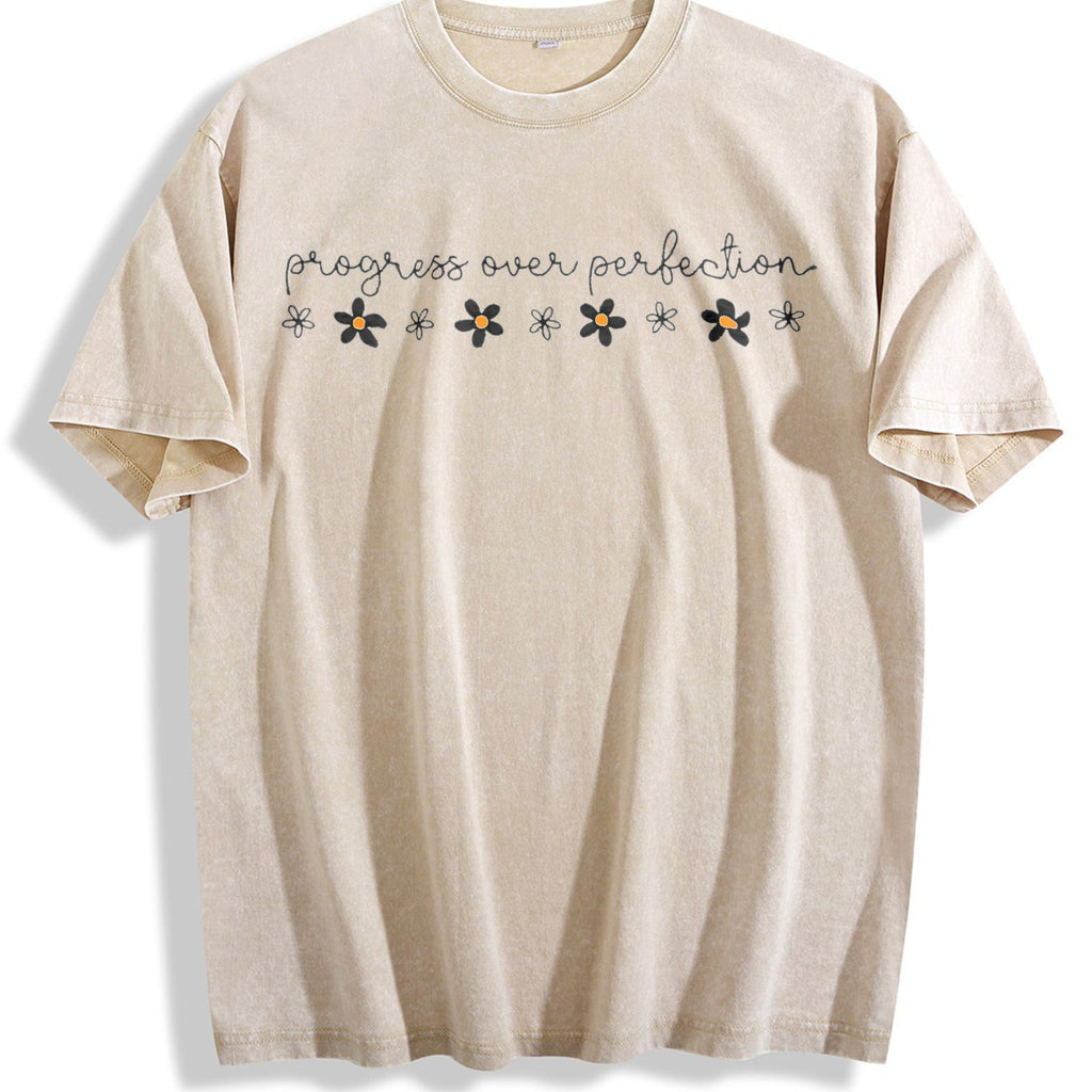Progress Over Perfection Inspirational Teacher Vintage product image 1