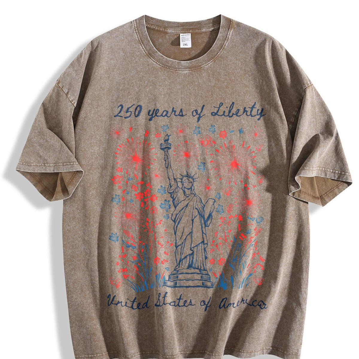 250 Years Of Liberty Vintage Washed T-Shirt product image 3