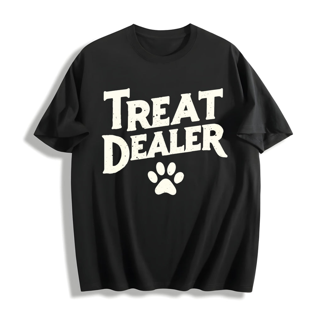 Treat Dealer - Funny Dog Lover Cotton T-Shirt product image 1