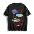 Fish Leaping Over The Dragon Gate Cotton T-Shirt product image 1