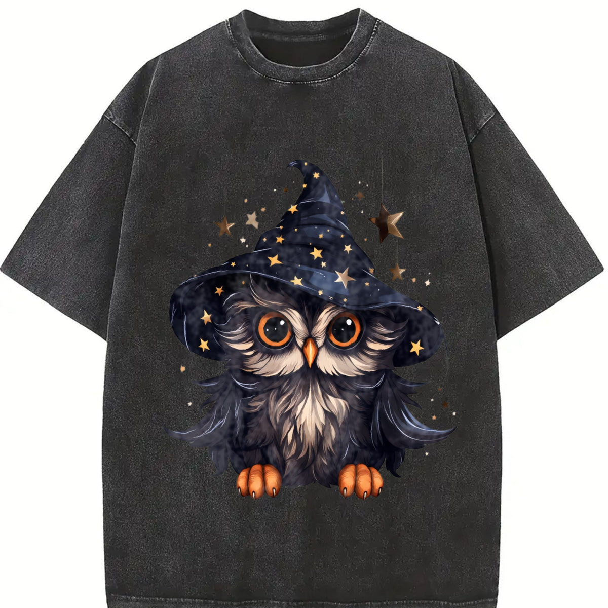 Autumn A Cartoon- Owl From The Early Days Vintage Washed product image 2