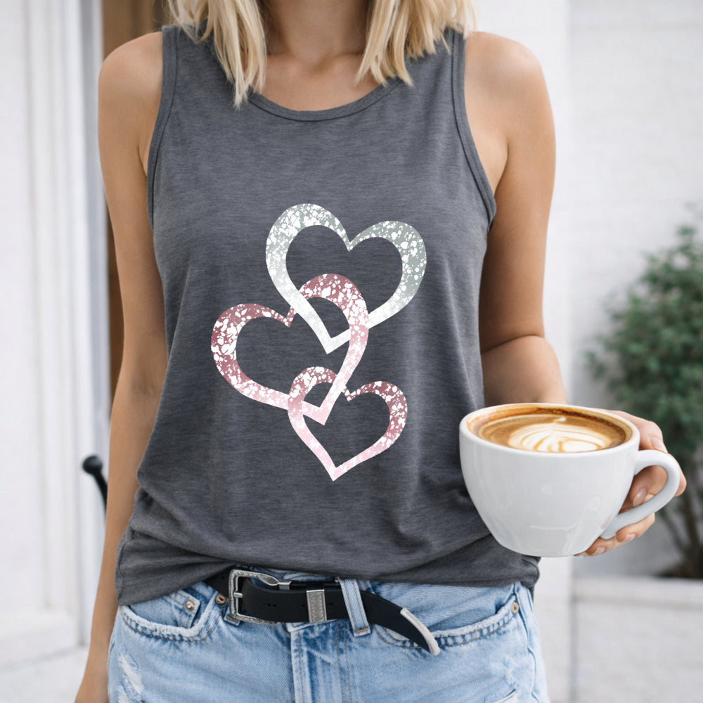 Romantic Love Intersection Women's Tank Top