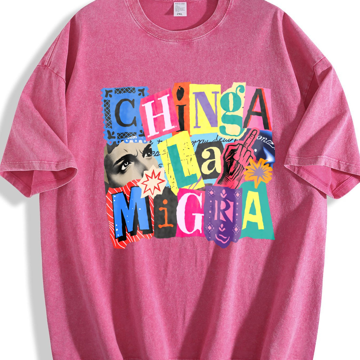 Ice Out Anti Magazine Letters Vintage Washed T-Shirt product image 5