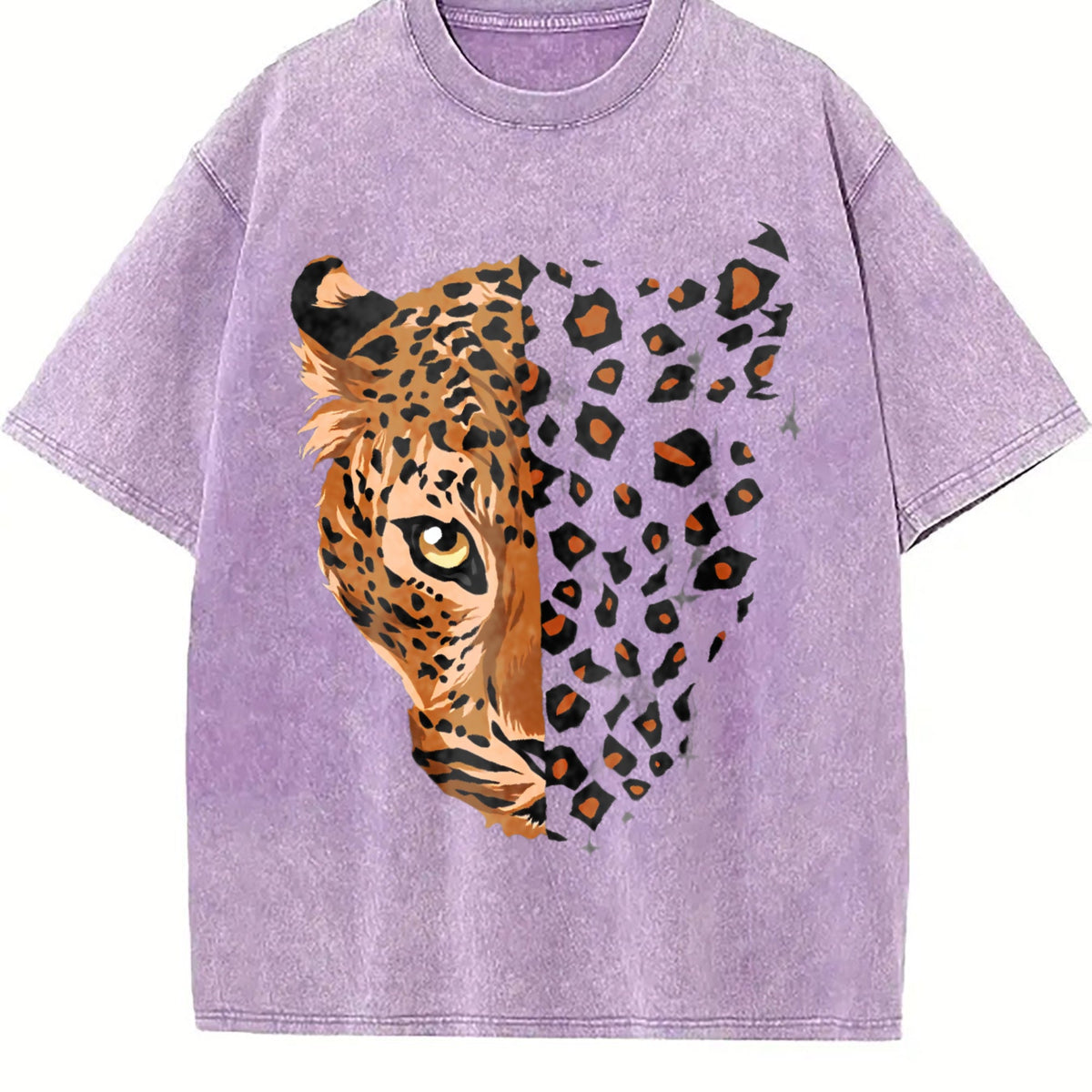 Ladies' Imitation Old With Letter Vintage Washed T-Shirt product image 6