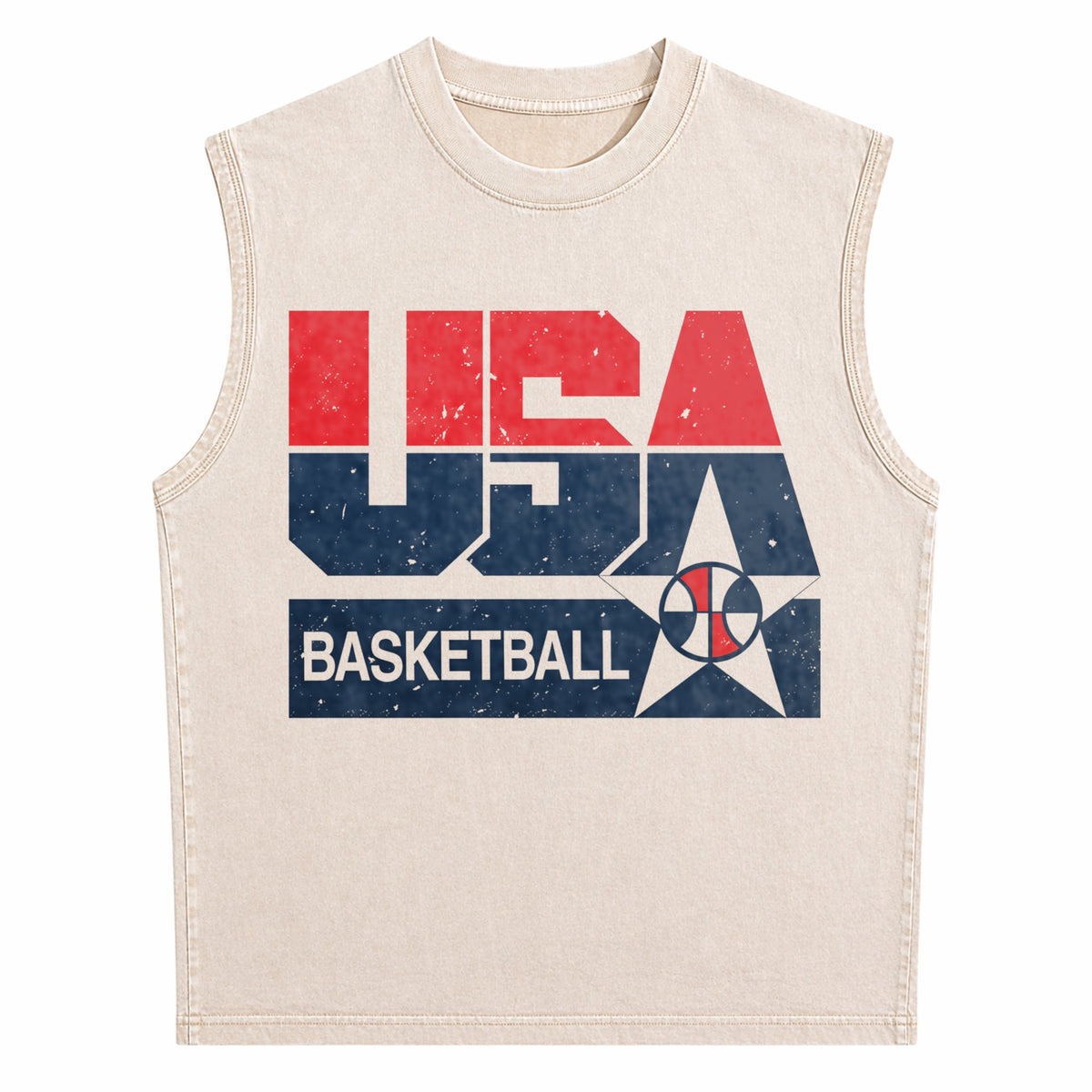 Summer USA Basketball Men's Washed Tank Top