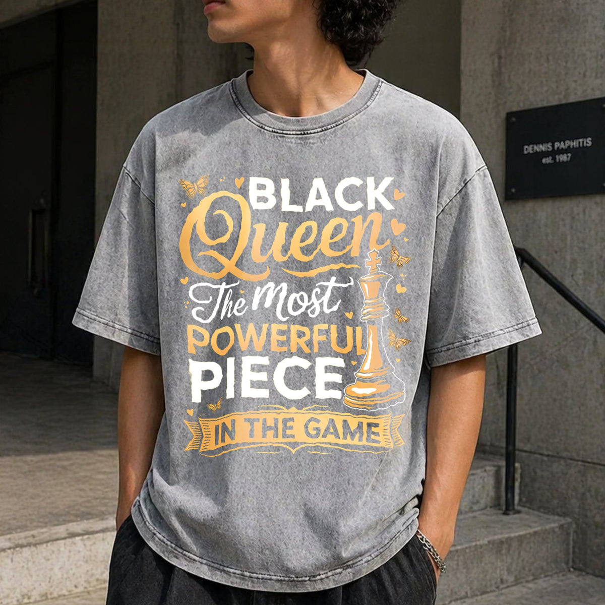 Black History For Month Vintage Washed T-Shirt product image 5