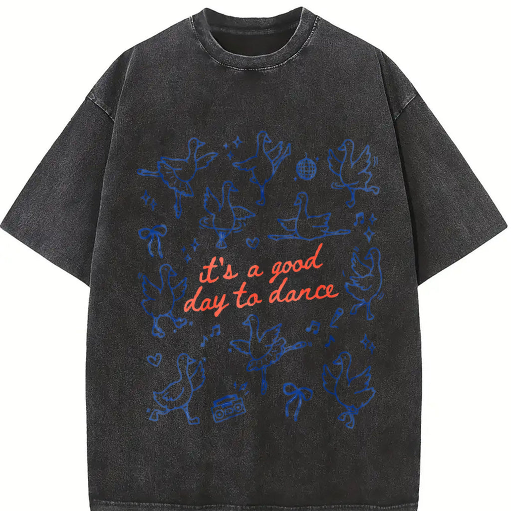 Dancer Silly Goose Vintage Washed T-Shirt product image 2