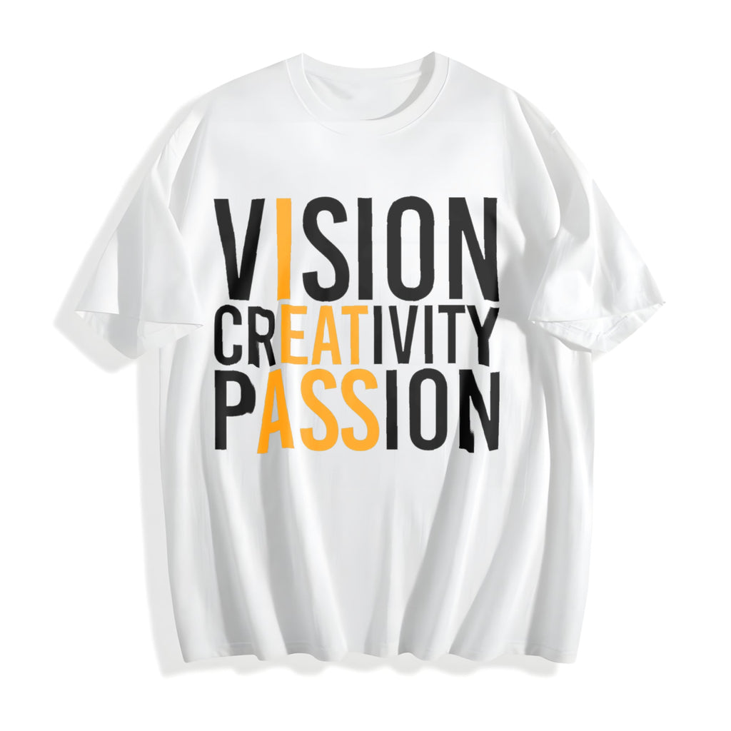 Vision Creativity Passion Smooth Cotton T-Shirt product image 2