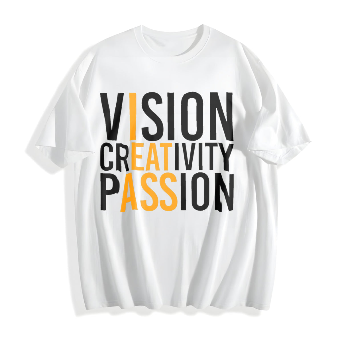 Vision Creativity Passion Smooth Cotton T-Shirt product image 2