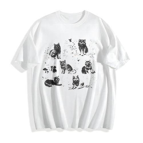 90s Cats Cotton T-Shirt product image 2