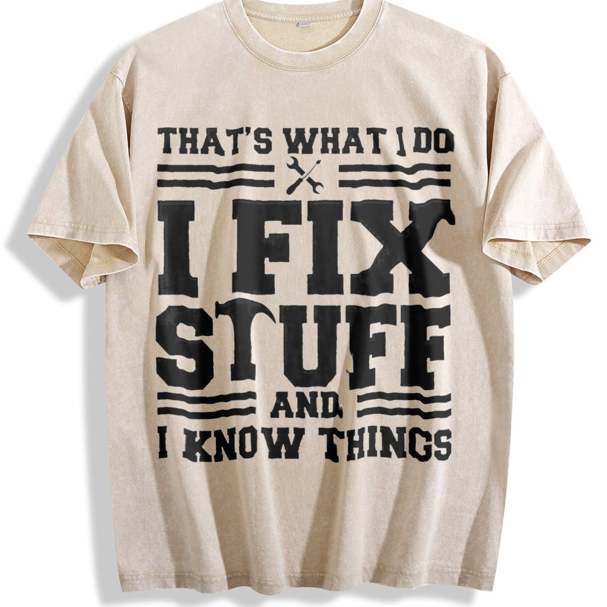 I Fix Stuff 100 Vintage Washed T-Shirt product image 1