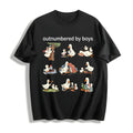Outnumbered By Boys Goose Cotton T-Shirt product image 1