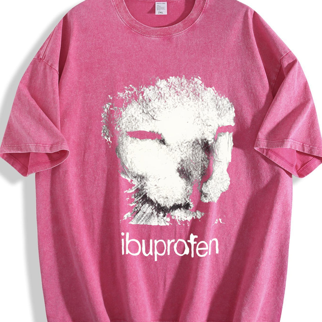 Ibuprofen Cat Vintage Washed T-Shirt product image 5