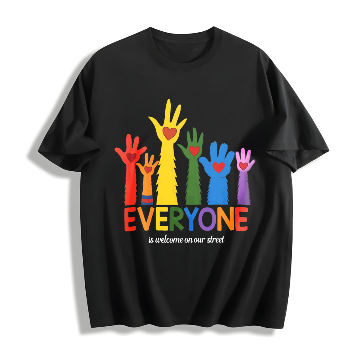 Everyone Is Welcome On Our Cotton T-Shirt product image 1