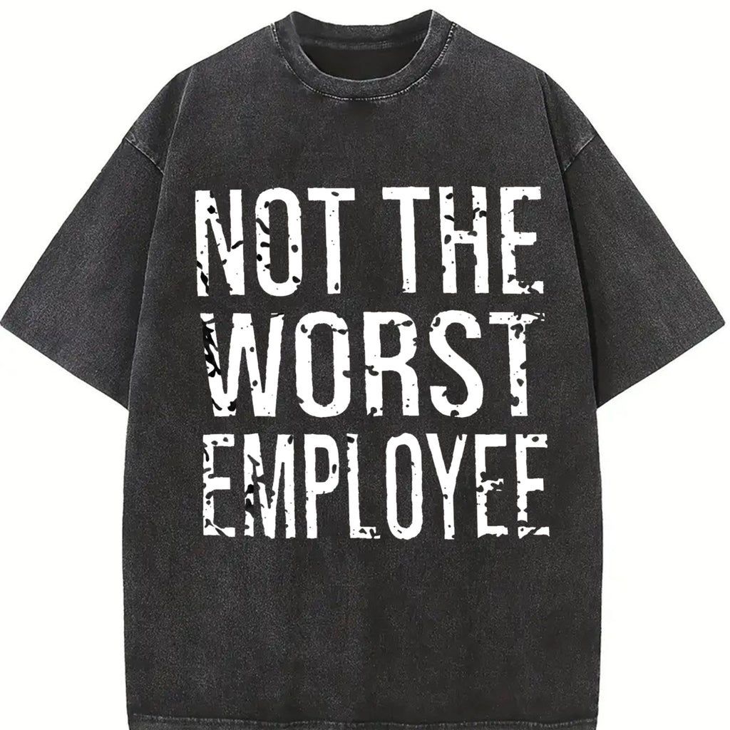 Not the Worst Employee Vintage Washed T-Shirt product image 2