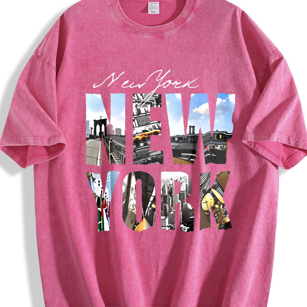 New York Newyork Vintage Washed T-Shirt product image 5