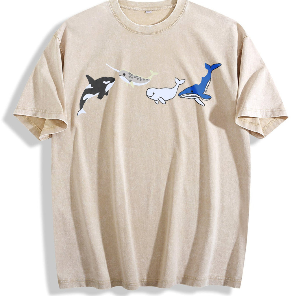 Marine Life Vintage Washed T-Shirt product image 1