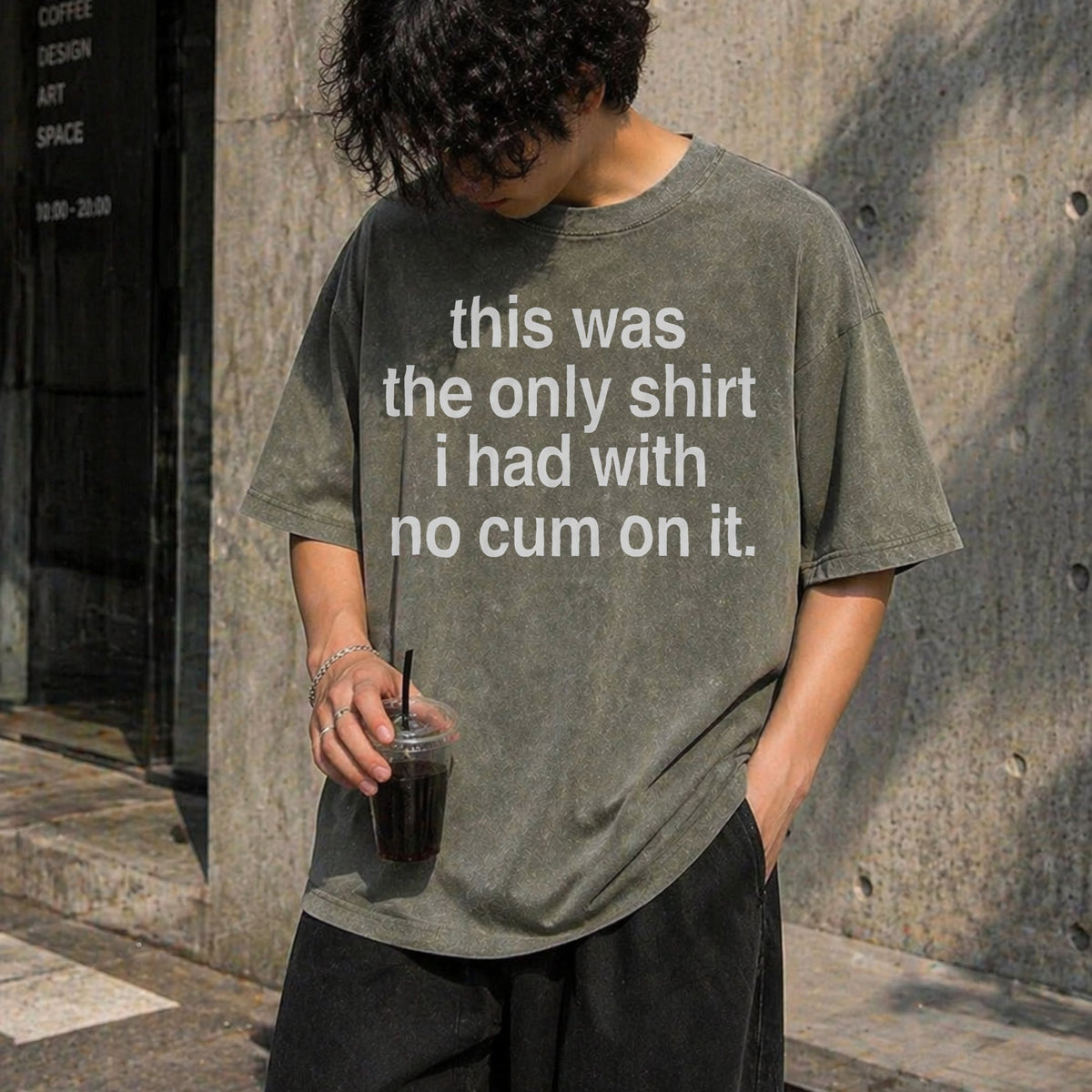 Ootd This Was The Only L Had With No Cum Onit Funny Vintage product image 4