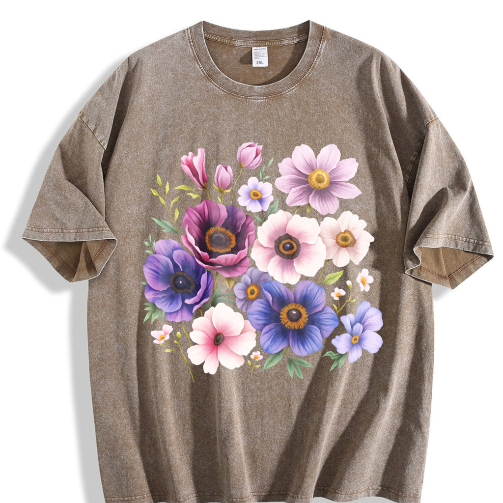 Pressed Flowers Vintage Washed T-Shirt product image 3