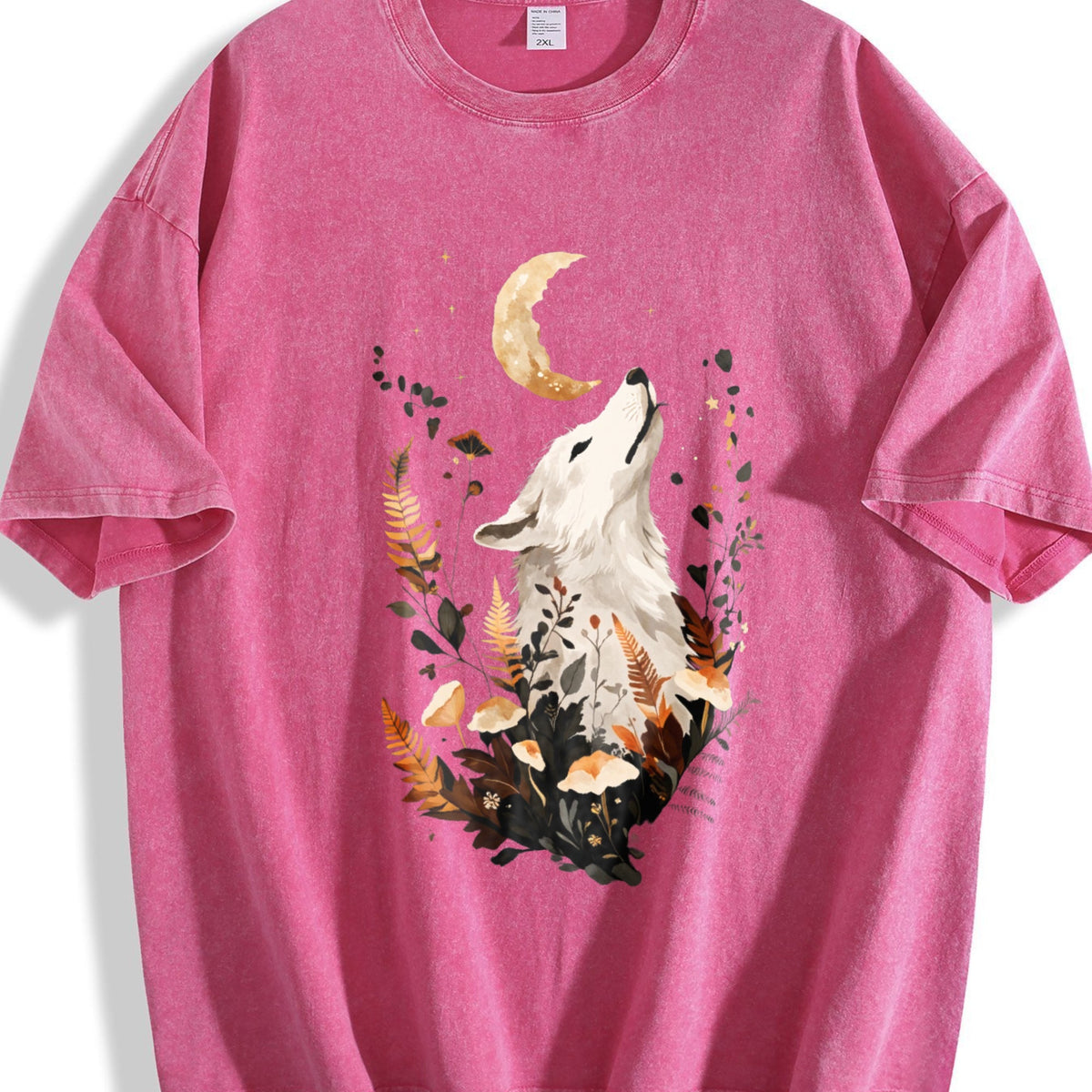 Looking Up Noble White Fox Vintage Washed T-Shirt product image 7